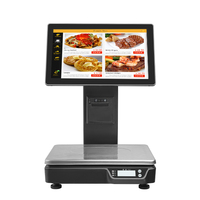 Gran Oferta: Terminal Punto de Venta Todo en Uno con Báscula y Pantalla Táctil Dual, Sistema Operativo Windows/Android, Capacidad de 15-30 kg