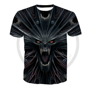 ผู้ใหญ่ O-คอแขนสั้นสีโพลีเอสเตอร์ระเหิดเสื้อยืดขายส่งโฆษณาที่กำหนดเองเสื้อยืด - Product Image 1