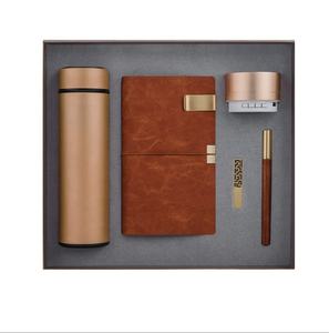 Set Regalo <span class=keywords><strong>di</strong></span> Alta Qualità Ecologico in Acciaio Inossidabile con Logo Aziendale per <span class=keywords><strong>Uomo</strong></span> con Altoparlante Bluetooth e Logo Personalizzato - Product Image 4