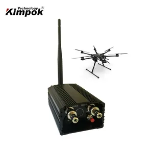 900 백만헤르쯔 60 키로메터 UAV Video Transmitter 3 와트 AHD 무선 Image 송신자 대 한 드론을 BNC output