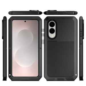 Custodia Protettiva Robusta in Metallo e Alluminio Antiurto per <span class=keywords><strong>Samsung</strong></span> S26 S25 S24 S23 S22 S21 + Note 20 <span class=keywords><strong>Ultra</strong></span> S25 Edge - Product Image 2