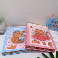 20pc Kawaii Capybara Unzip Notebook A6 Niedliches tragbares Notizbuch Tagebuch Planer Briefpapier Geschenk Schul bedarf Entwicklungs spielzeug