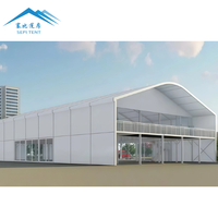 Vente d'usine - Tente professionnelle à double étage, tente de réception de luxe avec structure en aluminium pour événements et expositions en plein air