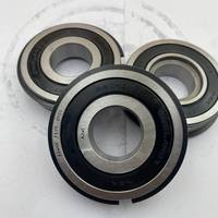 Roulement à billes à gorge profonde 6204ZZ, simple rangée, précision P0, jeu C3, ZZ/2RS, en acier chromé, miniature, pour application moteur de précision