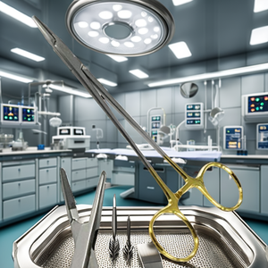 Professional Custom Crile Stainless Steel Manual Needle Holder Class I 15cm Surgical Forceps High Quality By <b>Blush</b> Surgical - Product Image 2