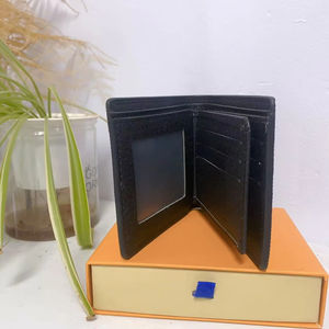 Carteras de Diseño para Hombre, de Lujo, Genuinas, Otras Carteras, Venta al por Mayor, Logotipo Personalizado, Forro de PVC, Casuales, Anti-Robo, con Botón, Largas y Cortas, con Letras - Product Image 2