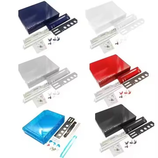 Transparent Full Shell Housing Replacement Case Shell Cover for Nintendo WII Game Console Multi Color Clear Shell