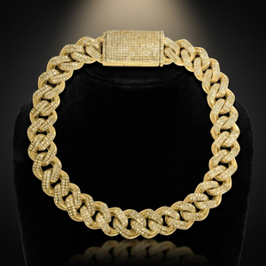 Bracelet en moissanite de luxe plaqué or rose et argent rhodié bicolore 10K, bijoux fins pour cadeaux et fêtes, prix raisonnable - Product Image 2
