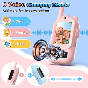 Caméra talkie-walkie pour enfants de 2 pouces, pour les enfants de 4 à 12 ans, jouet interactif parent-enfant, portée de 1,5 km, talkie-walkies vidéo pour enfants - Product Image 5