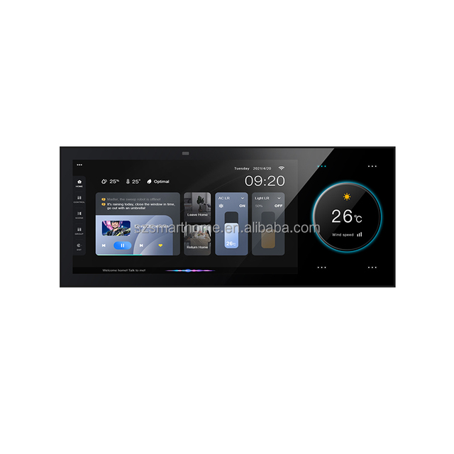 2025 6-Inch Smart Screen Tuya Zigbee Gateway Wifi Multifunction Android Wall Panel Touch Screen Smart Home Automation