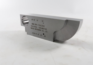 บล็อกทดสอบการสอบเทียบ NDT แบบมาตรฐานนิ้ว รุ่น Mini IIW ทำจากเหล็ก 1018 - Product Image 2