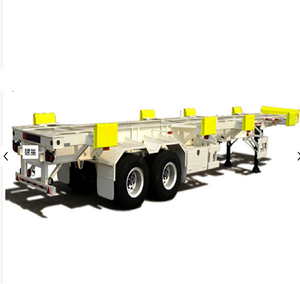 Vente en gros de bonne qualité en acier quai squelette semi-remorque 12r22.5 pneu camion remorques conteneur <span class=keywords><strong>Transport</strong></span> - Product Image 2