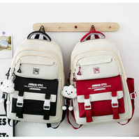 Sac à Dos Personnalisé Ensemble de 5 Pièces, Tendance et Imperméable pour Voyage, École Primaire et Collège