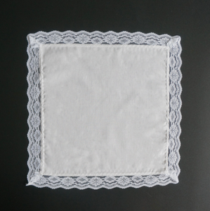 <span class=keywords><strong>Pañuelo</strong></span> de encaje <span class=keywords><strong>bordado</strong></span> blanco a granel para mujer, 25x25cm, tamaño <span class=keywords><strong>personalizado</strong></span>, para boda - Product Image 5