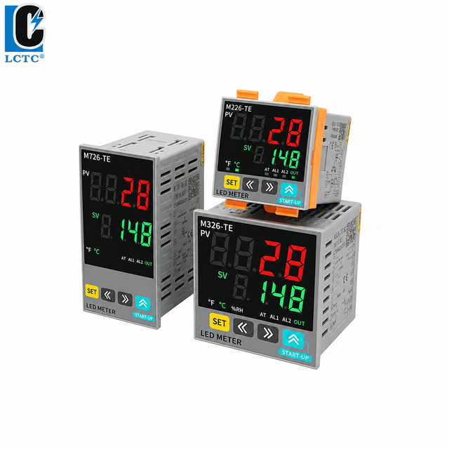 LCTC Industrial PID Temperature Controller TC/RTD Input SSR+Relay or 4-20mA Output with RS485 Modbus 48x48 48x96 72x72mm