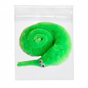 23 cm Funny Fuzzy Wiggle Twist Worm 15-Color Plush Street Magic Trick for Kids Thumb Type Flush Worm - Product Image 3