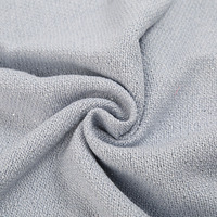 Tissu bouclé en tweed teint en fil mélangé de polyester, avec paillettes, pour vêtements et manteaux féminins – En stock