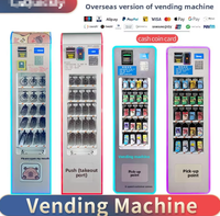 Distributeurs automatiques - Exportation à l'étranger - Unités compactes sans personnel en libre-service avec écran LCD acceptant les pièces/cartes