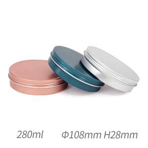 Nhà máy tùy chỉnh nhôm Jar container rỗng kim loại có thể đóng gói nhỏ hộp tròn nến tin với nắp - Product Image 6