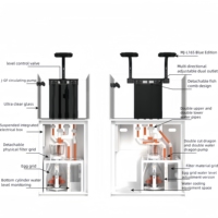 Acuario de Vidrio Ultra Silencioso de 60/90/120/150L para Sala de Estar con Skimmer de Proteínas y Mueble Base |   Pecera de Lujo