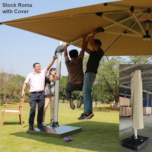 Sombrilla Moderna Tipo Romana, Impermeable y Ligera 2025 <span class=keywords><strong>para</strong></span> Jardín, Terraza y Muebles de Exterior - Product Image 2