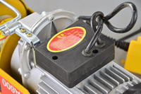 Mini-treuil électrique compact à câble métallique avec tambour en acier et interrupteur de fin de course pour levage léger en atelier, à domicile et sur chantier