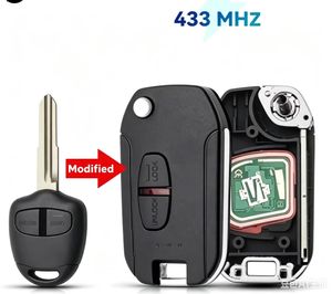 Llave de Coche con Chip 4D60 de 433 MHz para <span class=keywords><strong>Mitsubishi</strong></span> New ASX GRANDIS Outlander LANCER-EX, Llave Remota de 2/3 Botones con Chip MIT11/MIT8 - Product Image 1