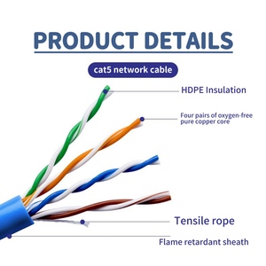 Kexint Hot Bán <span class=keywords><strong>24AWG</strong></span> cáp mạng chứng nhận <span class=keywords><strong>Tester</strong></span> cat 5 Twisted pair UTP CAT5E Mạng Cáp - Product Image 4