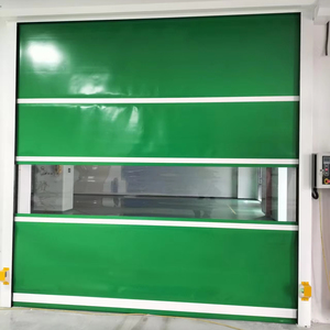 <span class=keywords><strong>Porte</strong></span> de garage industrielle automatique à enroulement rapide en <span class=keywords><strong>PVC</strong></span> flexible pour entrepôt - Product Image 3