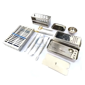 CLASTY INSTRUMENTS Kit d'instruments endodontiques en acier inoxydable – Outils de base pour la chirurgie dentaire et le traitement des canaux radiculaires – Réutilisables – Classe I professionnelle - Product Image 1