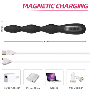 Vibrador de Silicona Europeo SEXBAY, Explosivo, con Calor, Descarga Eléctrica, Multifunción, Ajustable, Masaje Vibratorio para la Próstata Femenina - Product Image 3