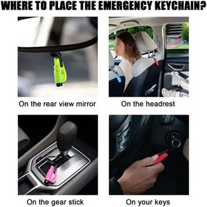 Herramienta de Escape de Emergencia 3 en 1 al por Mayor: Martillo Rompeventanas de Seguridad con Cortador de Cinturón para Coches con Cristales Rotos - Product Image 5
