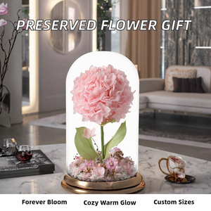 ของชำร่วยงานแต่งงานสำหรับเพื่อนเจ้าสาว ของที่ระลึกสำหรับองค์กร ของขวัญส่งเสริมการขายทางธุรกิจ - ชุดของขวัญวันแม่ ดอกไฮเดรนเยียทำมือแบบคงรูปทรง - Product Image 2