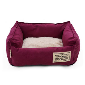 OEM Winter Neues Katzennest Quadratisches Nest Haustierzubehör Lagerverkauf Haustierbett Haustiersofa Stoff Luxus-Haustierbett Modernes Hundebett - Product Image 5