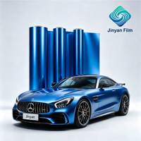 Film de protection de peinture PPF en TPU bleu pour voiture, 7,5 mil, auto-réparant, anti-rayures, changement de couleur, 1,52 m x 15 m