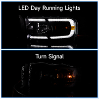 High Quality LED Automotive Headlight for 2002-2005 Dodge Ram Headlights