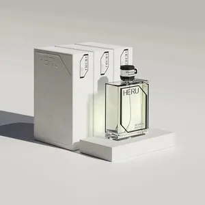Новый стиль 100 мл 50 мл пустая Роскошная парфюмерная бумага футуристическая упаковочная коробка с набором бутылок для подарка