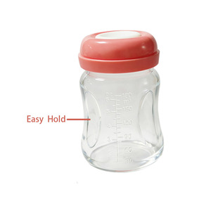 Bouteille de collecte de lait à large ouverture en silicone et PP sans BPA, à débit lent, avec disque d'étanchéité SureSeal ; Compatible <span class=keywords><strong>Spectra</strong></span>/Motif - Product Image 3