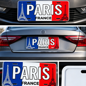 Placas de Matrícula Personalizadas Baratas con Temática de <span class=keywords><strong>Francia</strong></span>, Placas Decorativas Personalizadas, Adhesivos Decorativos para Automóviles - Product Image 2