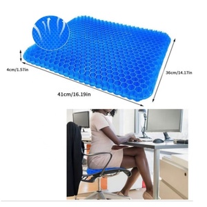Venta al por mayor suave de doble capa transpirable Durable Gel TPE asiento cojín de refrigeración para silla de ruedas silla de oficina - Product Image 2