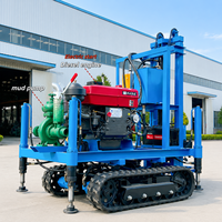 Nouveau Modèle Foreuse de Puits d’Eau sur Chenilles 200m Moteur Diesel 50HP Machine de Forage de Puits d’Eau Potable Domestique
