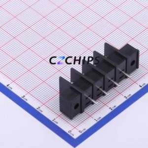 KF25CM-7.62-4P Barrier Terminal Block Through hole Component (THT),P=7.62mm Connector Two Sides 7.62mm 1x4P Straight Pin - Product Image 2