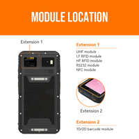 Untuk T60EX ATEX WiFi Anti Ledakan 9000mAh Pembaca Kartu SIM Nirkabel NFC Pemindai Barcode Desktop PDA Genggam Tangguh Stok Tersedia