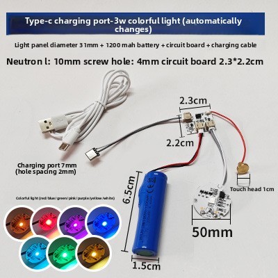 3W 7 color