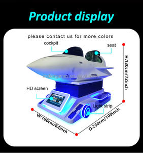 MAKER Divertissement Intérieur Jeu de Réalité Virtuelle à Monnaie 9D Cinéma Simulateur de Vol Centre Commercial Avion Jeu de Vol en Réalité Virtuelle - Product Image 6