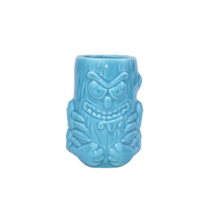 Tasse Tiki en céramique orange parfaite pour les amateurs de cocktails ajoute une touche tropicale à vos boissons et fêtes apporte l'esprit d'<span class=keywords><strong>Hawaii</strong></span> - Product Image 4