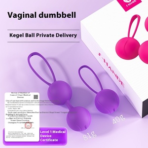 Kegel novizio femminile di riparazione del muscolo del pavimento pelvico esercizio di manubri vaginali stretti fornisce la macchina del sesso di addestramento della palla della Vagina per - Product Image 5
