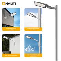 Lumière de parking LED en alliage d'aluminium et ABS étanche IP66 avec pilote détachable et cellule photoélectrique