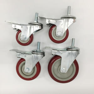 <span class=keywords><strong>3</strong></span> 4 5 Zoll Hot Sale Mittelschwere PP PVC PU TPR Rad schwenk platten rollen für Wagen - Product Image 3