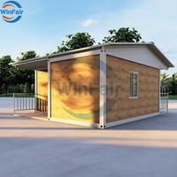 Maison préfabriquée de luxe en acier triangulaire démontable WinFair Honduras pour logement d'appoint / maison d'hôtes aux États-Unis